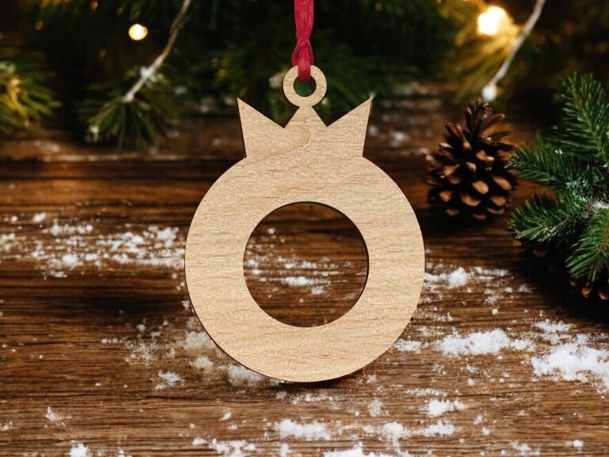 Σετ των 3 Intra απο ξύλο plywood 3mm-4mm πάχος – Διακοσμητικό κοίλο μπιχλιμπίδι 25x25 cm INTRAVECTRY-MY552636