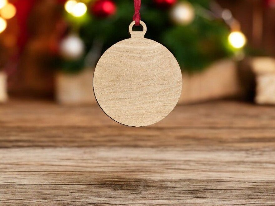 Σετ των 3 Intra απο ξύλο plywood 3mm-4mm πάχος – Χριστουγεννιάτικο μπιχλιμπίδι κενό 25x25 cm INTRAVECTRY-MY549498