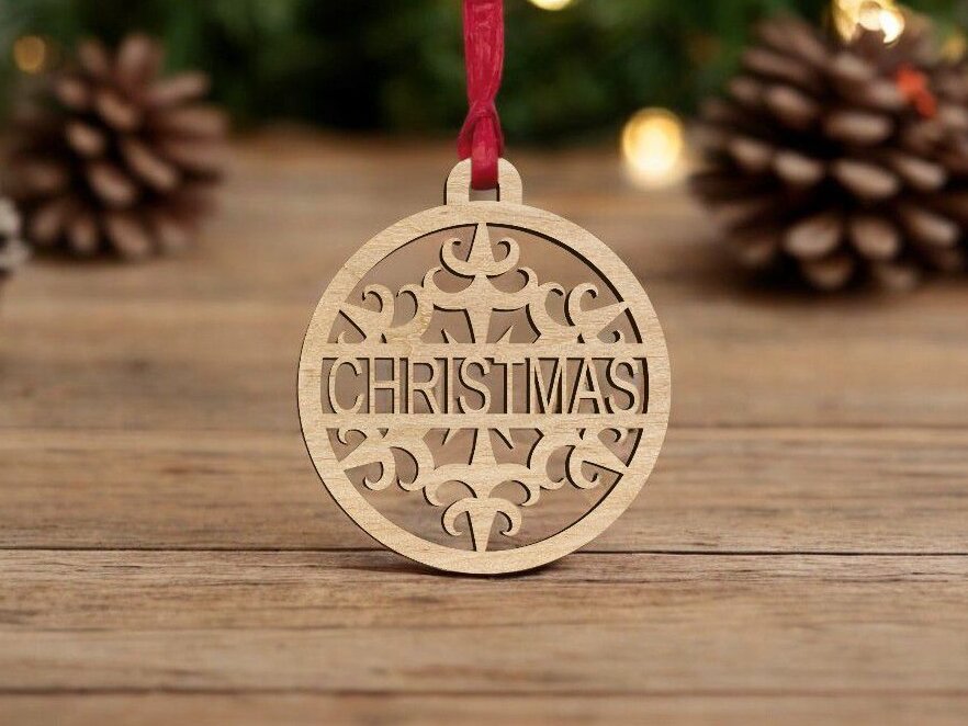 Σετ των 3 Intra απο ξύλο plywood 3mm-4mm πάχος – Εξατομικευμένο Διακοσμητικό Χριστουγεννιάτικο Μπιχλιμπίδι 25x25 cm INTRAVECTRY-MY550832