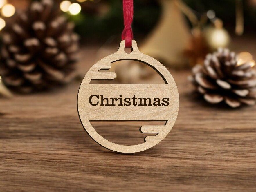 Σετ των 3 Intra απο ξύλο plywood 3mm-4mm πάχος – Μοναδικό Προσωποποιημένο Χριστουγεννιάτικο Στολίδι 35x40 cm INTRAVECTRY-MY559750