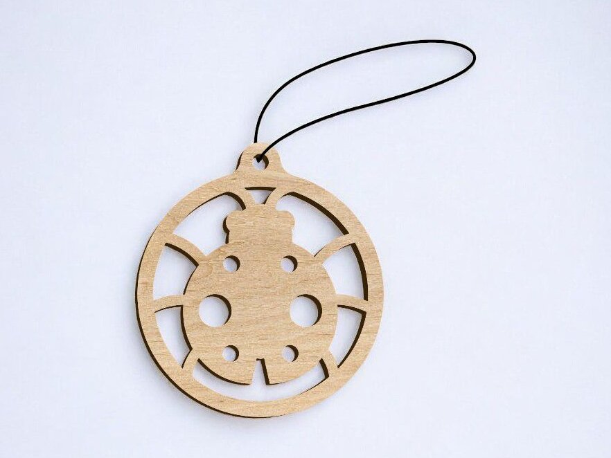 Σετ των 3 Intra απο ξύλο plywood 3mm-4mm πάχος – Χριστουγεννιάτικη μπάλα πασχαλίτσας στολίδι 40x40 cm INTRAVECTRY-MY549096