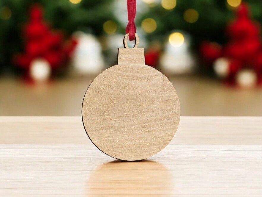 Σετ των 3 Intra απο ξύλο plywood 3mm-4mm πάχος – Χριστουγεννιάτικο κενό μπιχλιμπίδι για χειροτεχνία 40x40 cm INTRAVECTRY-MY548423