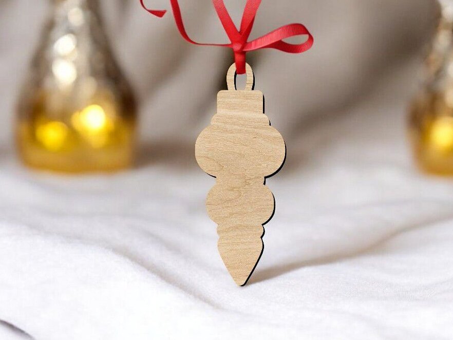 Σετ των 3 Intra απο ξύλο plywood 3mm-4mm πάχος – Χριστουγεννιάτικη διακόσμηση μπιχλιμπίδι 25x25 cm INTRAVECTRY-MY559988