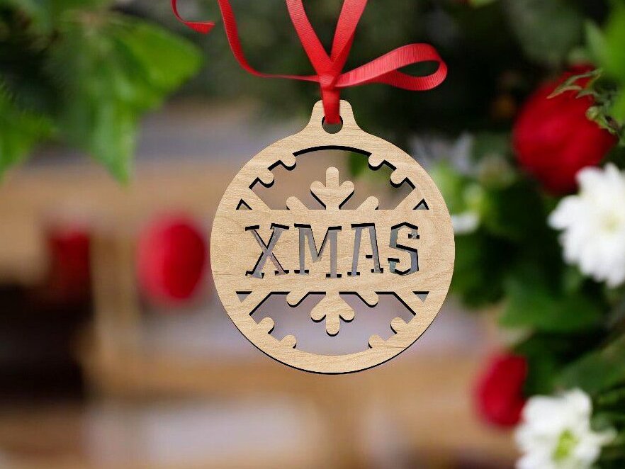 Σετ των 3 Intra απο ξύλο plywood 3mm-4mm πάχος – Στολίδι Χριστουγεννιάτικου Δέντρου 40x45 cm INTRAVECTRY-MY559996