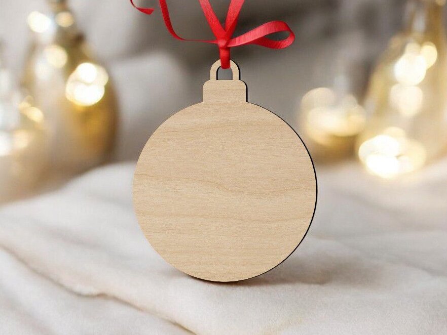 Intra απο ξύλο plywood 3mm-4mm πάχος – Κενό χριστουγεννιάτικο στολίδι σχήμα 40x40 cm INTRAVECTRY-MY552017