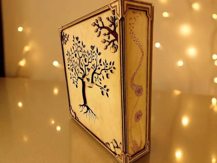 Intra απο ξύλο plywood 3mm-4mm πάχος – Shadow Box Wall Art 30x35 cm INTRAVECTRY-MY552151