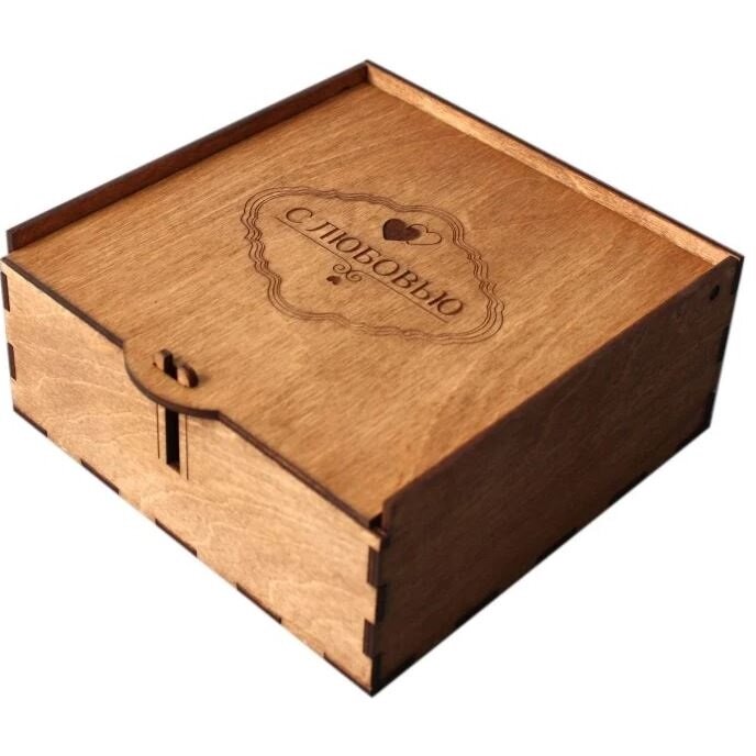 Intra απο ξύλο plywood 3mm-4mm πάχος – Ξύλινο κουτί με αρθρωτό καπάκι και λίμα κλειδαριάς 40x40 cm INTRAVECTRY-MY557059