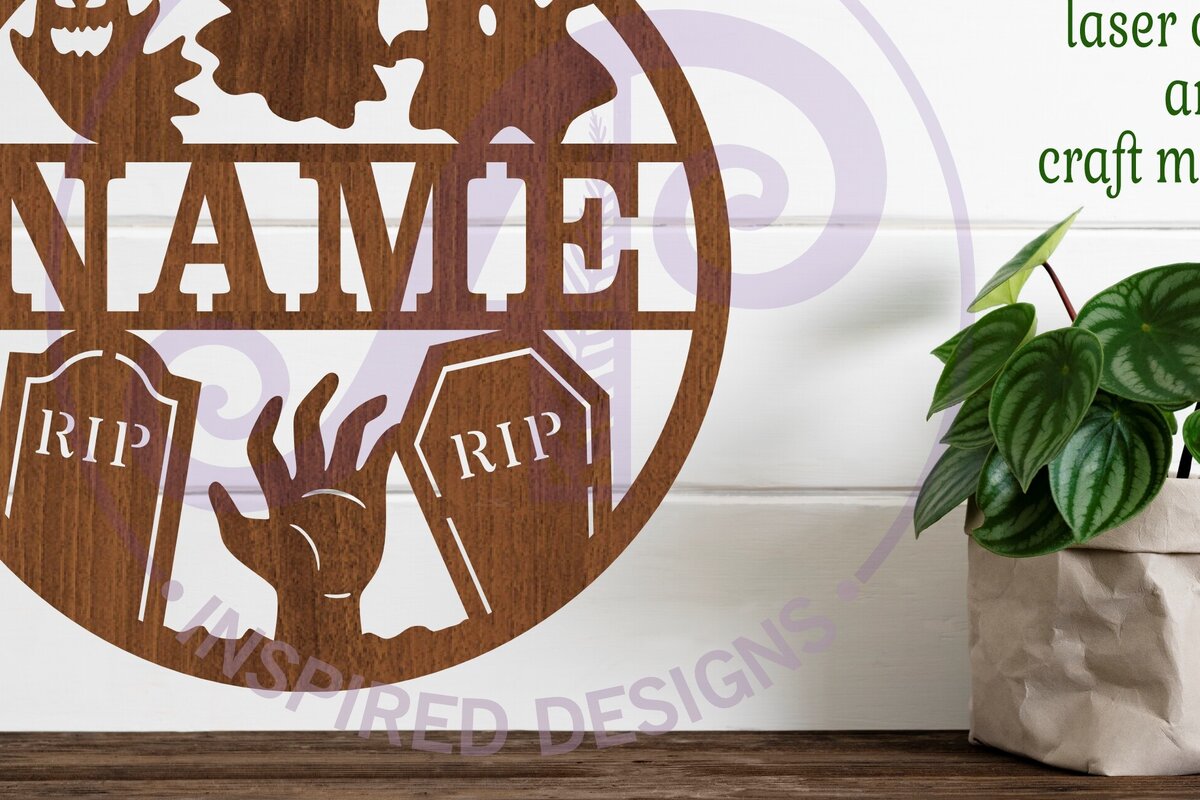 Σετ των 2 Intra απο ξύλο plywood 3mm-4mm πάχος – Ταφόπλακες και φαντάσματα Όνομα Δίασταση  20x20 cm INTRAFABR-102742926