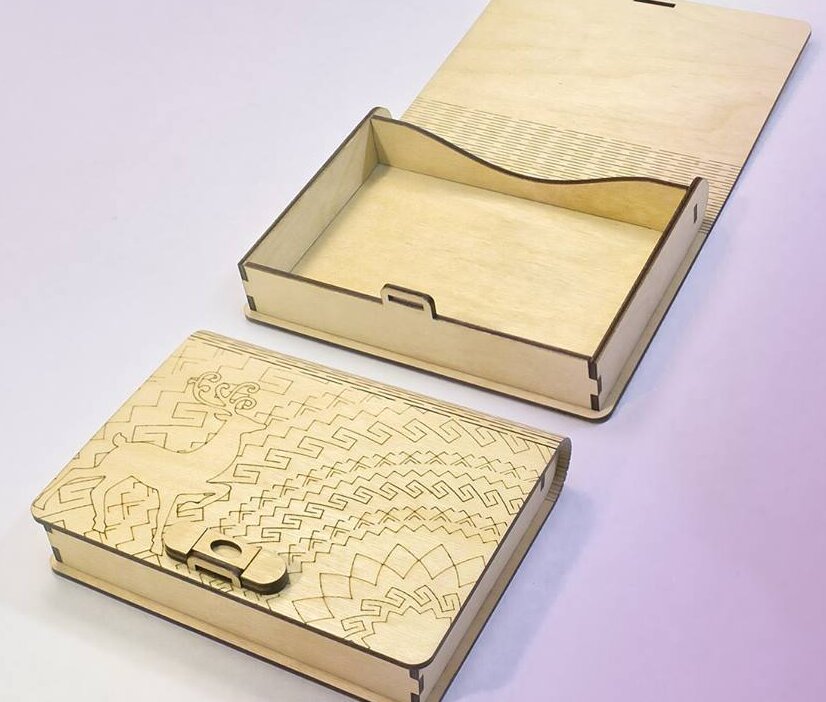 Intra απο ξύλο plywood 3mm-4mm πάχος – Ξύλινο ξύλο Flex Book Box 25x30 cm INTRAVECTRY-MY558068