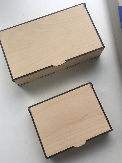 Intra απο ξύλο plywood 3mm-4mm πάχος – Κουτί συσκευασίας από κόντρα πλακέ φιλικό προς το περιβάλλον με λίμα δύο μεγεθών καπάκι 30x35 cm INTRAVECTRY-MY557065