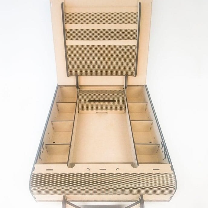Intra απο ξύλο plywood 3mm-4mm πάχος – ξύλο Portable Organizer Box 40x45 cm INTRAVECTRY-MY551251
