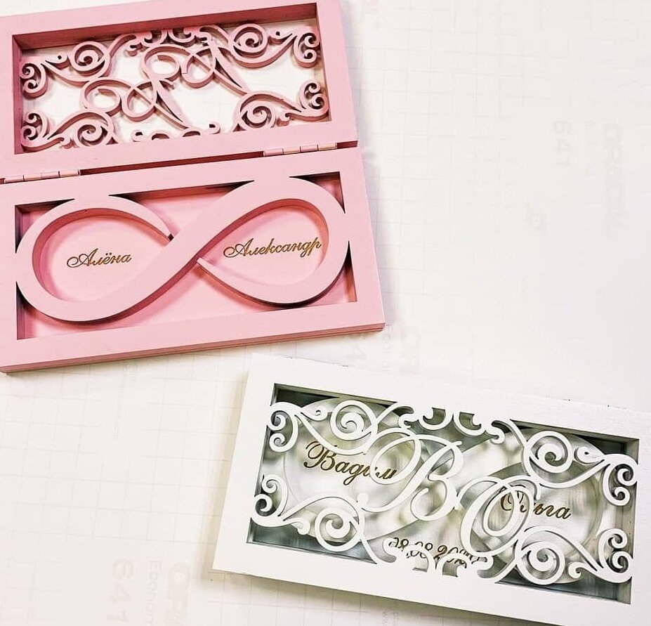 Intra απο ξύλο plywood 3mm-4mm πάχος – Ξύλινο κιβώτιο για τη βέρα για ζευγάρια 25x30 cm INTRAVECTRY-MY557070