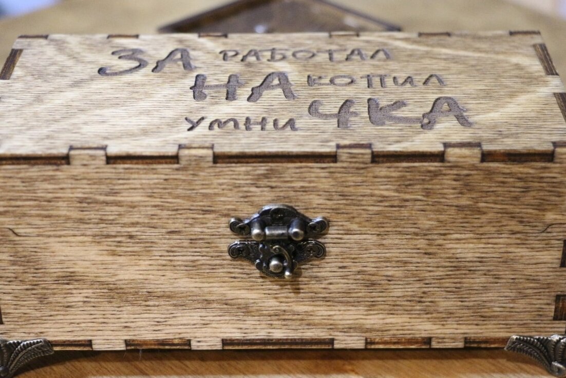 Σετ των 3 Intra απο ξύλο plywood 3mm-4mm πάχος – Ορθογώνιο Ξύλινο Κουτί με λίμα με αρθρωτό καπάκι 35x40 cm INTRAVECTRY-MY561438