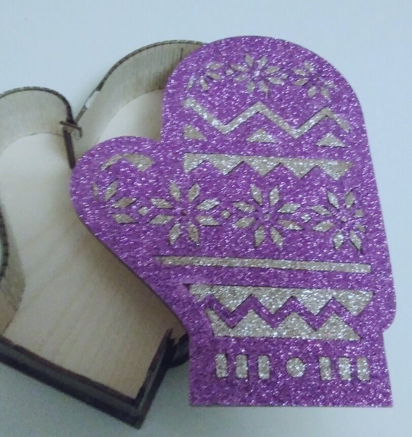 Σετ των 3 Intra απο ξύλο plywood 3mm-4mm πάχος – Ξύλινο κουτί δώρου για χριστουγεννιάτικο ξύλο 12x15 cm INTRAVECTRY-MY547935