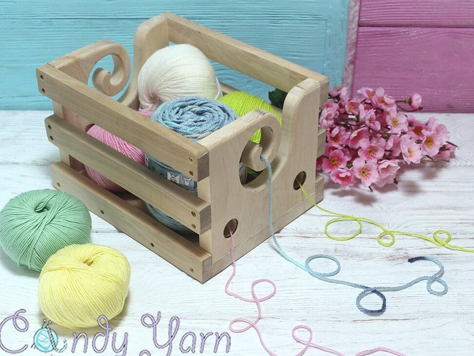 Intra απο ξύλο plywood 3mm-4mm πάχος – ξύλο κουτιού αποθήκευσης νήματος από ξύλο 25x25 cm INTRAVECTRY-MY556582