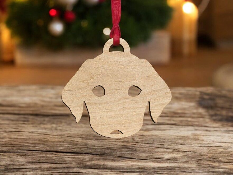 Σετ των 3 Intra απο ξύλο plywood 3mm-4mm πάχος – Στολίδι προσώπου για κουτάβι 10x10 cm INTRAVECTRY-MY550023