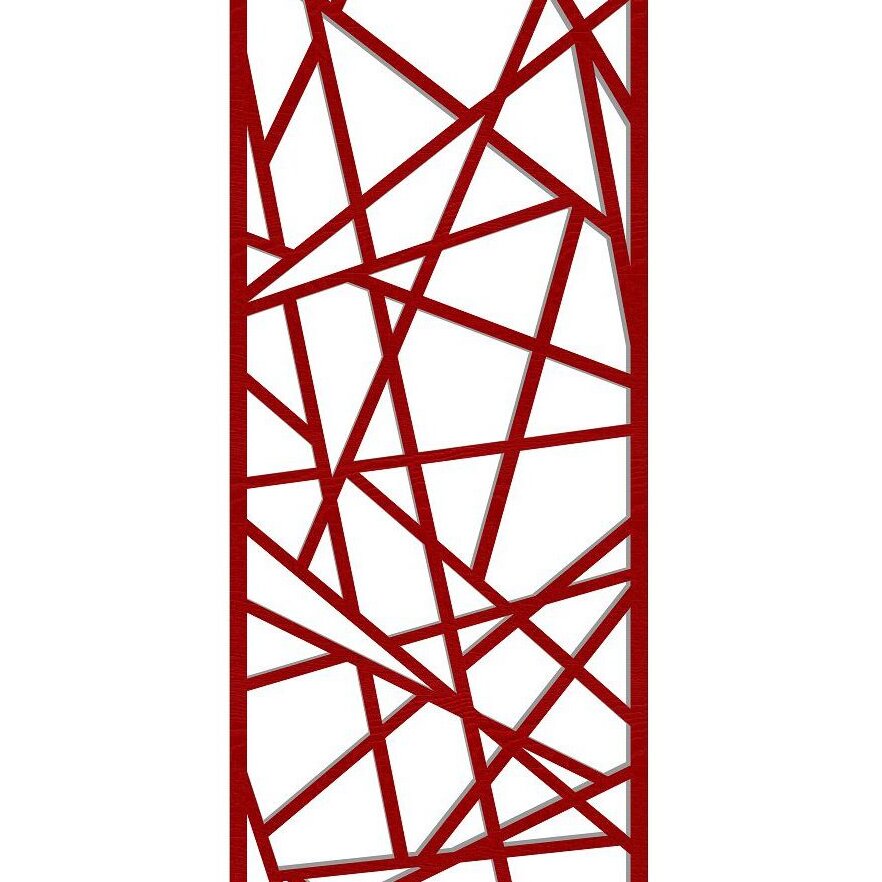 Intra απο ξύλο plywood 3mm-4mm πάχος – Γεωμετρικό διακοσμητικό σχέδιο οθόνης 40x40 cm INTRAVECTRY-MY546947