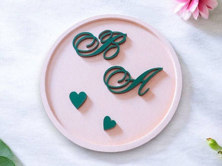 Intra απο ξύλο plywood 3mm-4mm πάχος – Ξύλινος δίσκος για τη βέρα 40x40 cm INTRAVECTRY-MY547251