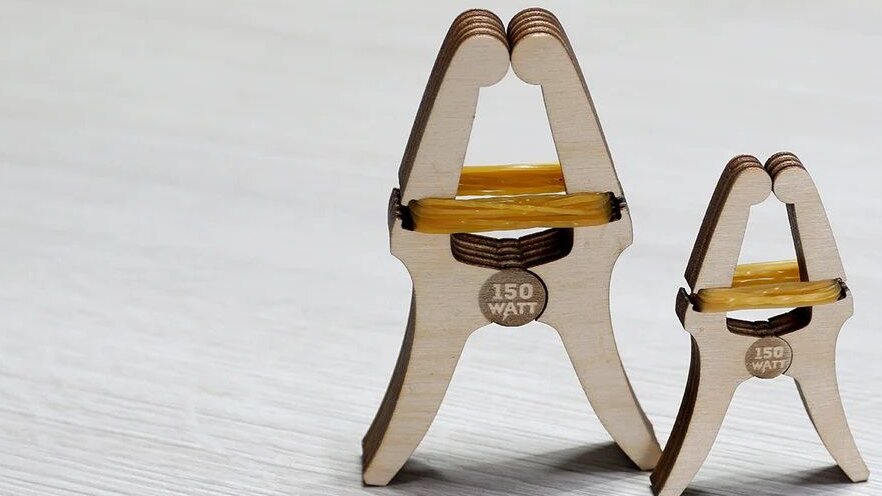 Intra απο ξύλο plywood 3mm-4mm πάχος – Ξύλινος σφιγκτήρας με ξύλο CDR DXF 3 διαφορετικών μεγεθών 40x45 cm INTRAVECTRY-MY547557