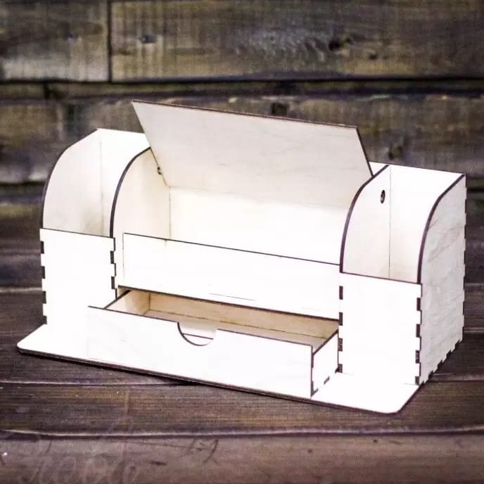 Intra απο ξύλο plywood 3mm-4mm πάχος – ξύλο Οργανωτής Ξύλινου Γραφείου 40x40 cm INTRAVECTRY-MY551246