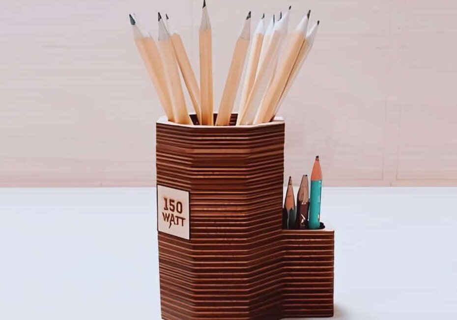 Σετ των 2 Intra απο ξύλο plywood 3mm-4mm πάχος – ξύλο μολυβοθήκης κόντρα πλακέ 20x20 cm INTRAVECTRY-MY558442