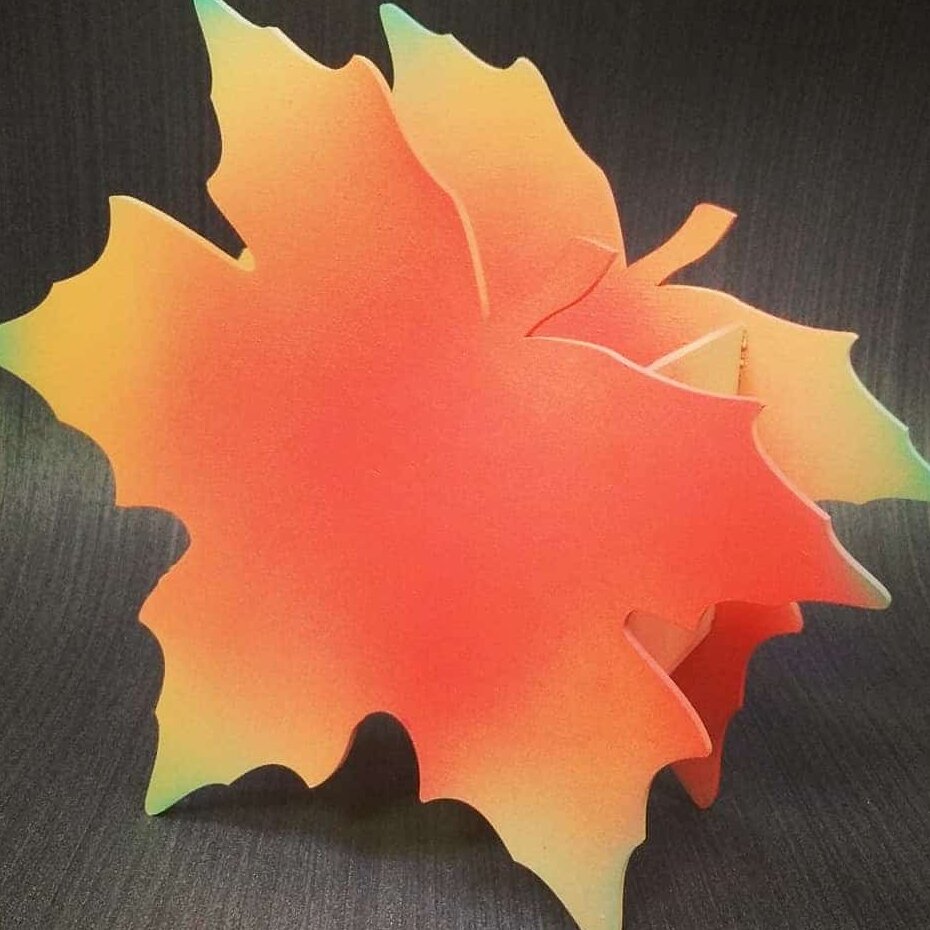 Σετ των 2 Intra απο ξύλο plywood 3mm-4mm πάχος – ξύλο θήκης μολυβιού Canadian Maple Leaf 45x50 cm INTRAVECTRY-MY558451