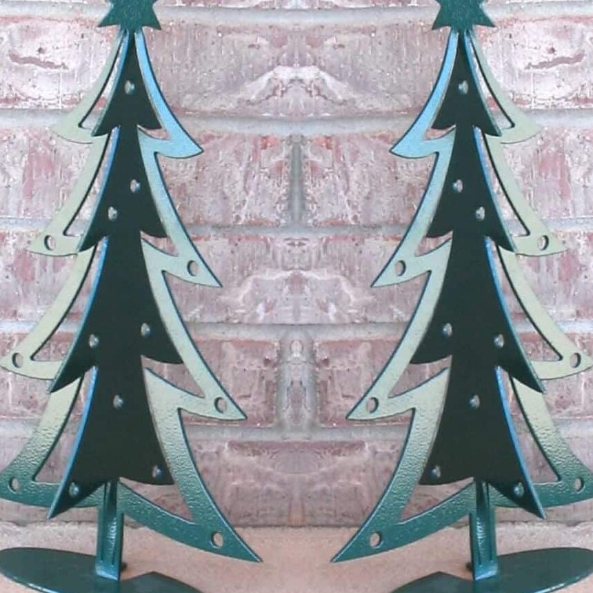 Intra απο ξύλο plywood 3mm-4mm πάχος – Συμπλεκόμενο όρθιο Ξύλινο χριστουγεννιάτικο δέντρο ξύλο DXF 25x30 cm INTRAVECTRY-MY552374