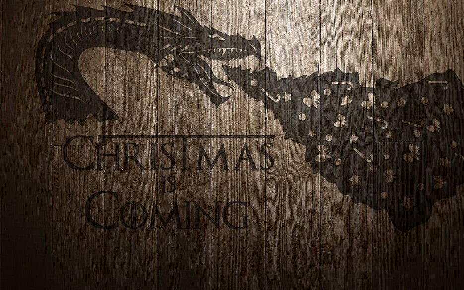 Σετ των 3 Intra απο ξύλο plywood 3mm-4mm πάχος – Έρχονται Χριστούγεννα με το ξύλο τέχνης χαρακτικής σε ξύλο Dragon 30x30 cm INTRAVECTRY-MY549665