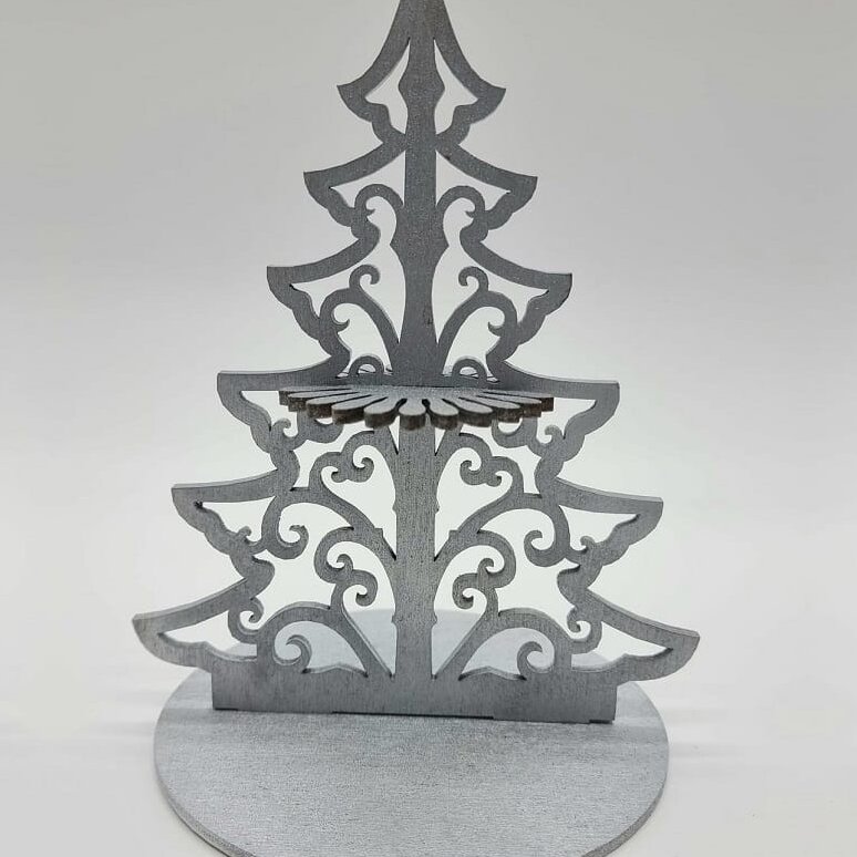 Σετ των 3 Intra απο ξύλο plywood 3mm-4mm πάχος – ξύλο θήκης χαρτοπετσέτας με μοτίβο Fretwork 40x40 cm INTRAVECTRY-MY548731