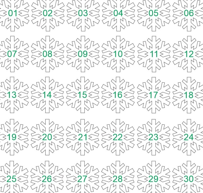 Σετ των 3 Intra απο ξύλο plywood 3mm-4mm πάχος – Ξύλινη Χριστουγεννιάτικη νιφάδα χιονιού με ξύλο μέτρησης 50x60 cm INTRAVECTRY-MY559272