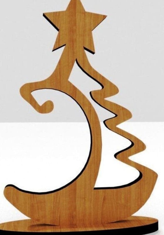 Σετ των 3 Intra απο ξύλο plywood 3mm-4mm πάχος – Ξύλινο ξύλο θήκης για χριστουγεννιάτικο δέντρο 45x50 cm INTRAVECTRY-MY547946