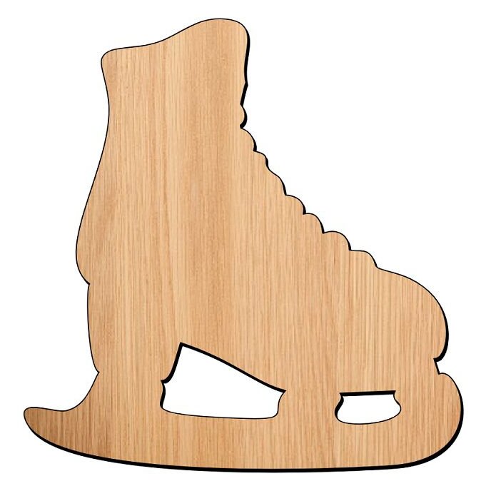 Σετ των 3 Intra απο ξύλο plywood 3mm-4mm πάχος – ξύλο σχήματος αποκοπής παγοπέδιλου 30x30 cm INTRAVECTRY-MY550421