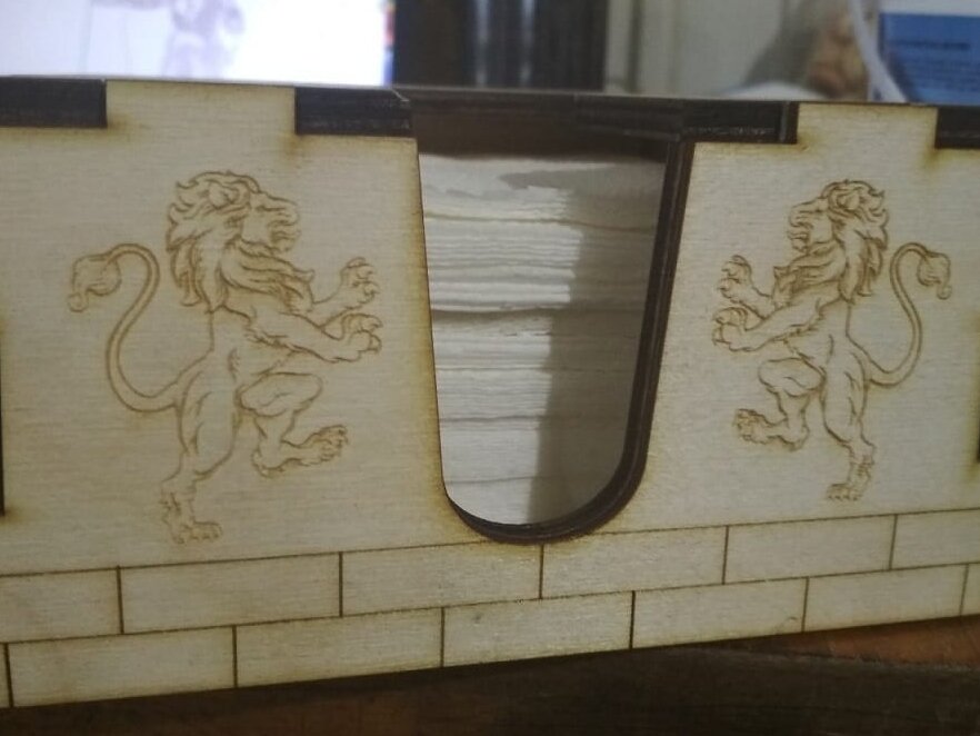 Σετ των 2 Intra απο ξύλο plywood 3mm-4mm πάχος – ξύλο θήκης χαρτοπετσέτας από κόντρα πλακέ 45x50 cm INTRAVECTRY-MY558161