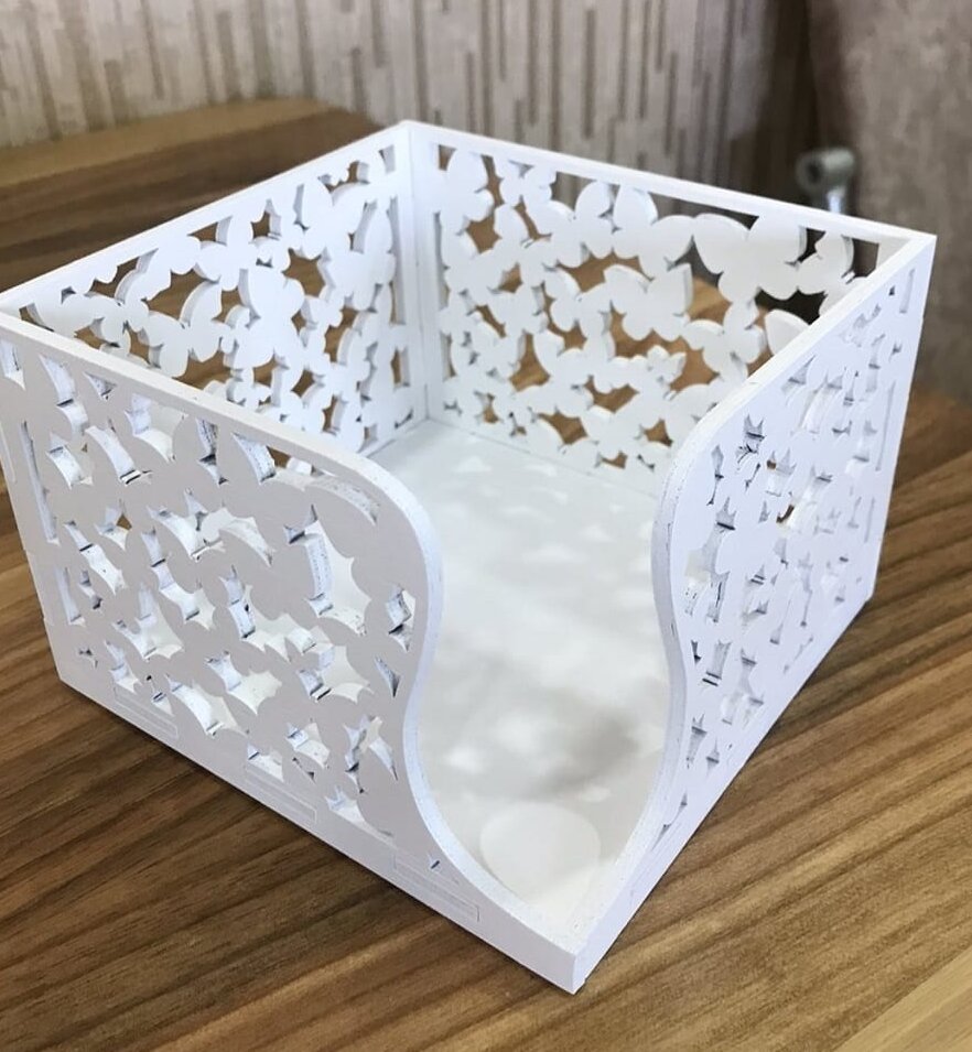 Σετ των 2 Intra απο ξύλο plywood 3mm-4mm πάχος – Τετράγωνη θήκη για χαρτοπετσέτα 45x50 cm INTRAVECTRY-MY558164