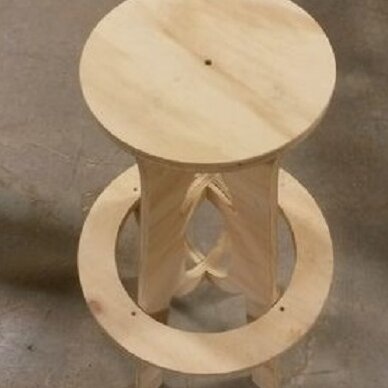 Intra απο ξύλο plywood 3mm-4mm πάχος – Σχέδια σκαμπό μπαρ από κόντρα πλακέ ξύλο DXF 30x30 cm INTRAVECTRY-MY555317