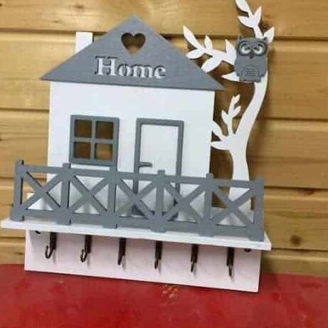 Intra απο ξύλο plywood 3mm-4mm πάχος – Θήκη κλειδιού σπιτιού για ξύλο τοίχου 40x45 cm INTRAVECTRY-MY556192