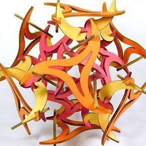 Intra απο ξύλο plywood 3mm-4mm πάχος – Sun Star 3D Ξύλινο ξύλο παζλ 40x40 cm INTRAVECTRY-MY554493