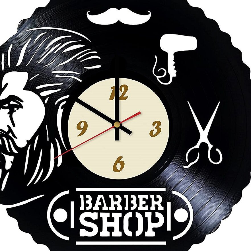 Intra απο ξύλο plywood 3mm-4mm πάχος – ξύλο ρολόι τοίχου δίσκου βινυλίου πινακίδας κουρείου 20x25 cm INTRAVECTRY-MY560966