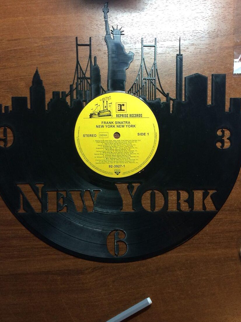 Intra απο ξύλο plywood 3mm-4mm πάχος – ξύλο ρολογιού βινυλίου της Νέας Υόρκης 30x35 cm INTRAVECTRY-MY560729