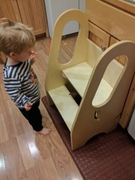 Intra απο ξύλο plywood 3mm-4mm πάχος – Κοντραπλακέ Step Stool for Kids File 25x25 cm INTRAVECTRY-MY554672