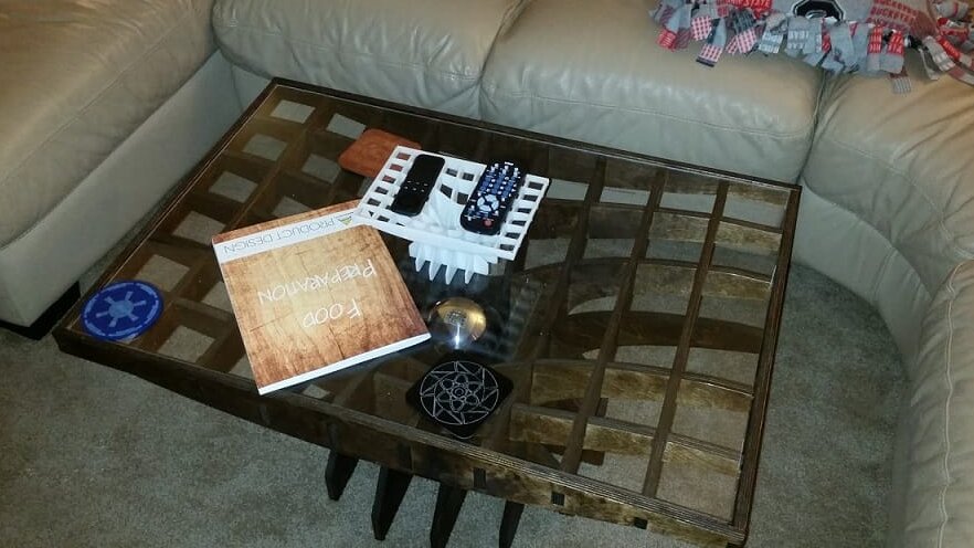 Intra απο ξύλο plywood 3mm-4mm πάχος – ξύλο Spacetime Coffee Table 25x25 cm INTRAVECTRY-MY554704