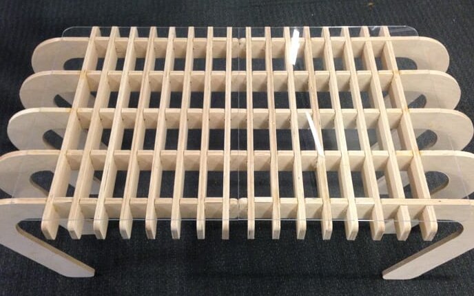 Σετ των 2 Intra απο ξύλο plywood 3mm-4mm πάχος – Πολυεπίπεδο Ξύλινο Τραπέζι για ξύλο Laptop 35x40 cm INTRAVECTRY-MY554733