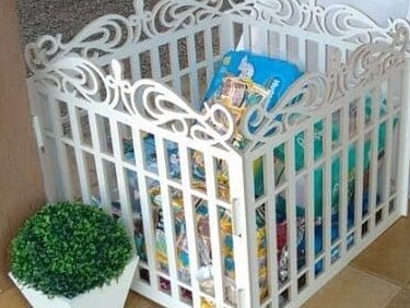 Intra απο ξύλο plywood 3mm-4mm πάχος – ξύλο Little Square Baby Playpen 30x30 cm INTRAVECTRY-MY554783