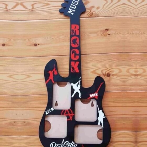 Σετ των 2 Intra απο ξύλο plywood 3mm-4mm πάχος – ξύλο Κορνίζας Κιθάρας 50x60 cm INTRAVECTRY-MY558540