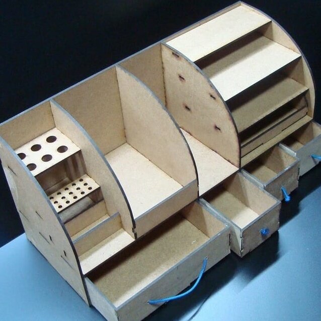 Intra απο ξύλο plywood 3mm-4mm πάχος – ξύλο οργανωτή πάγκου ξύλου 40x40 cm INTRAVECTRY-MY554905