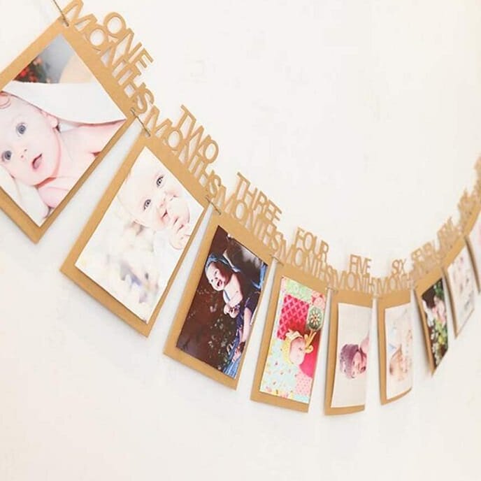 Σετ των 2 Intra απο ξύλο plywood 3mm-4mm πάχος – ξύλο κορνίζας για μωρό 12 μηνών 25x30 cm INTRAVECTRY-MY558557