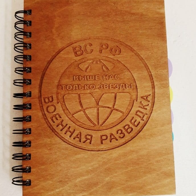 Σετ των 3 Intra απο ξύλο plywood 3mm-4mm πάχος – ξύλο χαρακτικής λέιζερ εξωφύλλου σημειωματάριου Στρατιωτικής Πληροφορίας 30x30 cm INTRAVECTRY-MY561372