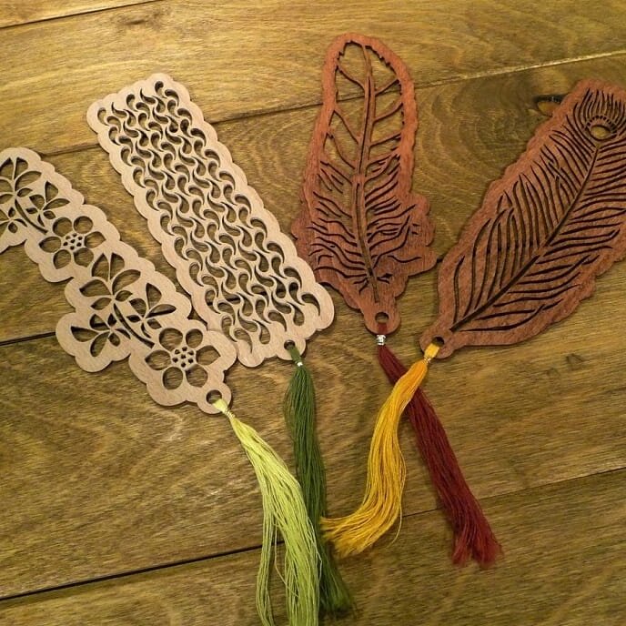 Intra απο ξύλο plywood 3mm-4mm πάχος – Ξύλινο ξύλο φτερών σελιδοδεικτών 45x50 cm INTRAVECTRY-MY555003