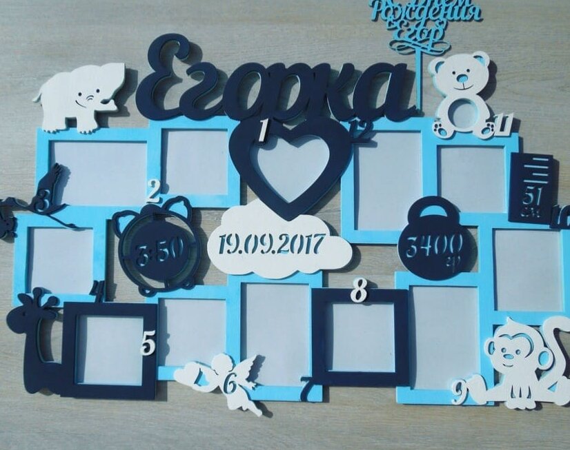 Σετ των 2 Intra απο ξύλο plywood 3mm-4mm πάχος – Κορνίζα με ξύλο μετρήσεων 15x15 cm INTRAVECTRY-MY558561