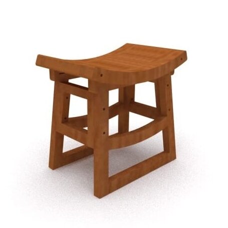 Σετ των 2 Intra απο ξύλο plywood 3mm-4mm πάχος – Ξύλινη λίμα σκαμπό ντους 40x45 cm INTRAVECTRY-MY555228